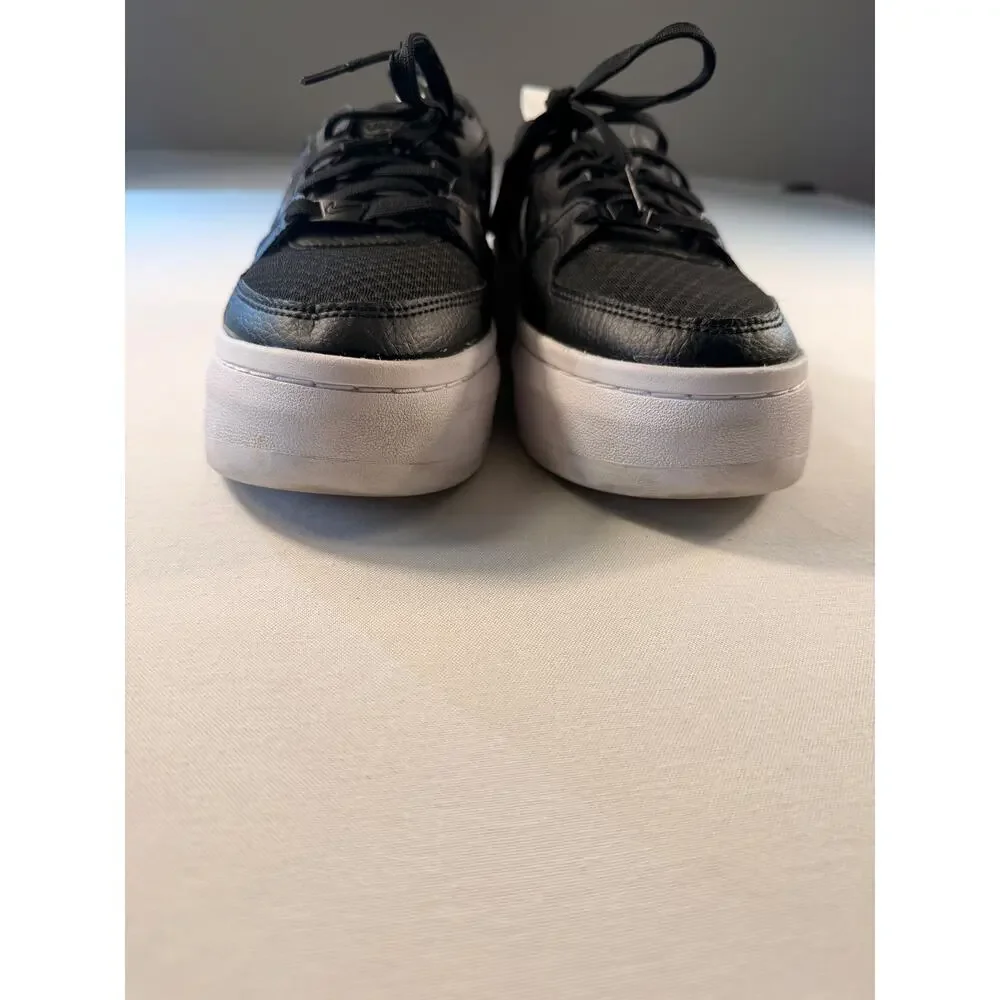 Nike Wmns Court Vision Alta TXT Black White CW6536-001 Size 9 Sneakers